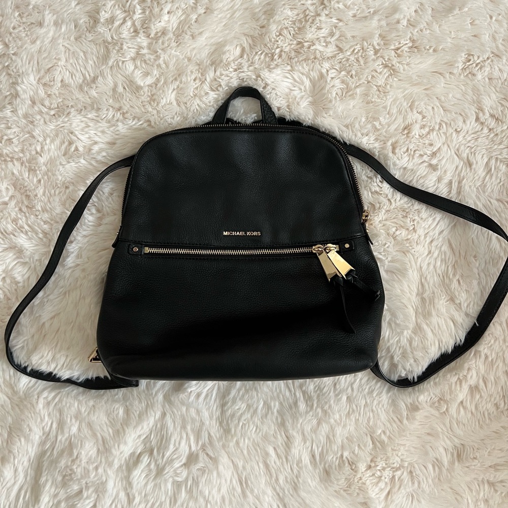 Michael Kors Black Backpack